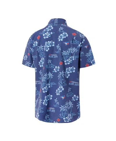 Reyn Spooner Men's Navy Toronto Blue Jays Kekai Button-down Shirt In Multi