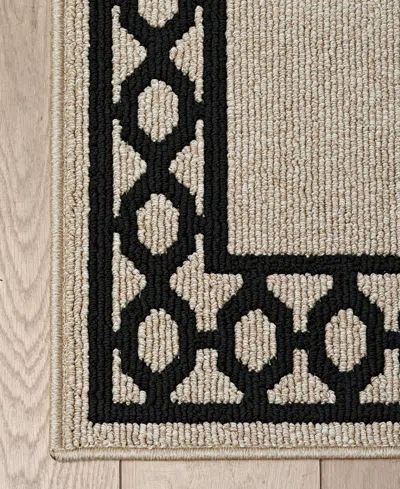 Jean Pierre New York Jean Pierre Christine Trellis Border Tufted Runner Rug, 26" X 72"