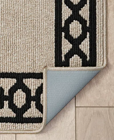 Jean Pierre New York Jean Pierre Christine Trellis Border Tufted Runner Rug, 26" X 45"