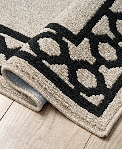 Jean Pierre New York Jean Pierre Christine Trellis Border Tufted Runner Rug, 26" X 45"