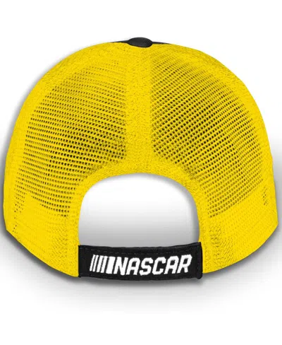Checkered Flag Sports Men's And Women's Yellow Ryan Blaney Menards Trucker Adjustable Hat