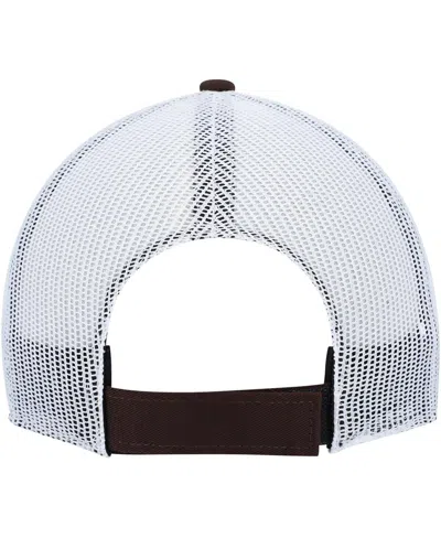 47 Brand Big Boys And Girls Brown/white Cleveland Browns Adjustable Trucker Hat In Brown