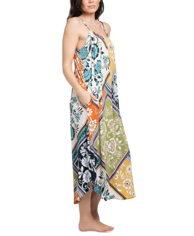 Linea Donatella Women's Delice Printed Maxi Nightgown