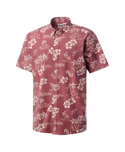 Reyn Spooner Men's Garnet Florida State Seminoles Classic Button-up Shirt In Red