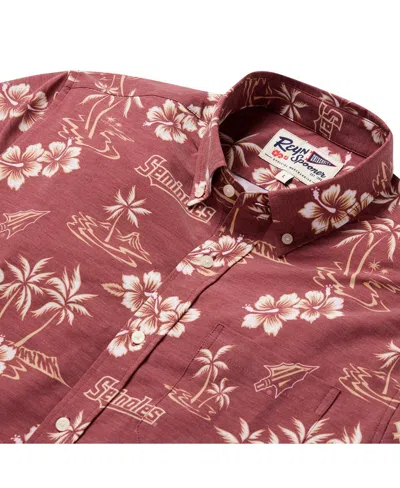 Reyn Spooner Men's Garnet Florida State Seminoles Classic Button-up Shirt In Red