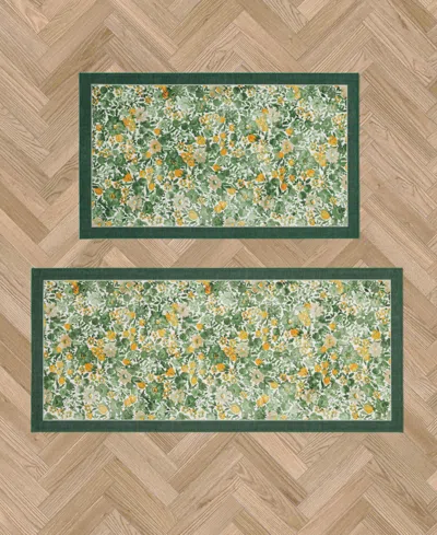 Laura Ashley Imagine Printed Chenille 2-pc. Runner Rug Set