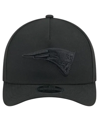 New Era Men's Black New England Patriots Team Collection 9forty M-crown A-frame Adjustable Hat