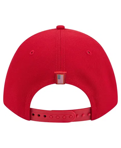 New Era Men's Red Washington Nationals American Flag 9forty M-crown A-frame Adjustable Hat