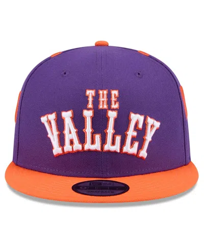 New Era Big Boys And Girls Purple Phoenix Suns 2024/25 City Edition 9fifty Snapback Hat In Purple