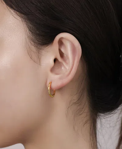 Unwritten Crystal Trio Huggie Hoop Earring Set