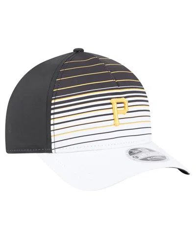 New Era Men's Black Pittsburgh Pirates Gradient 9forty M-crown Adjustable Hat