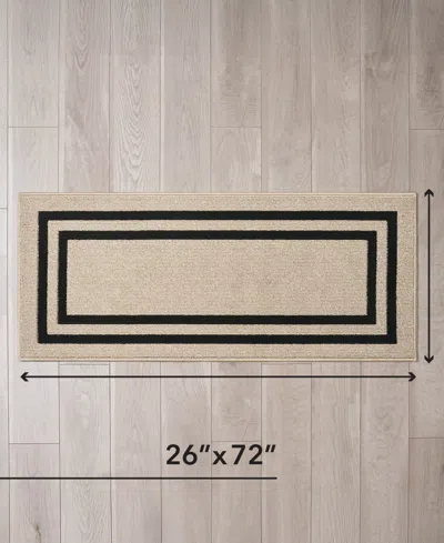 Jean Pierre New York Jean Pierre Double Line Border Tufted