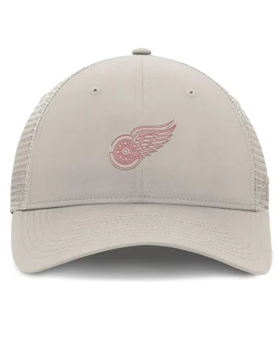 Fanatics Women's Tan Detroit Red Wings Authentic Pro Road Trucker Adjustable Hat