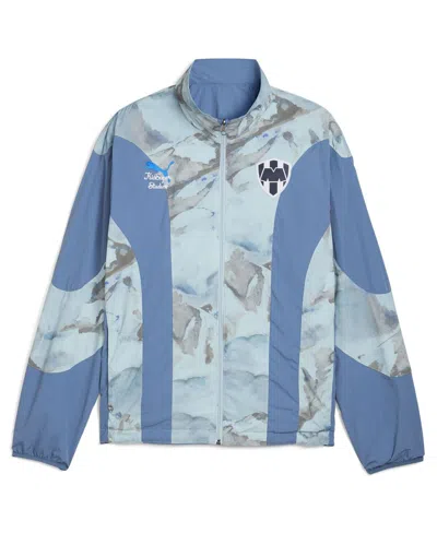 Puma X Kidsuper Men's Navy Cf Monterrey 2025 Fifa Club World Cup Reversible Full-zip Jacket In Brown