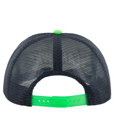 47 Brand Big Boys And Girls White/neon Green Seattle Seahawks Trucker Adjustable Hat In Green