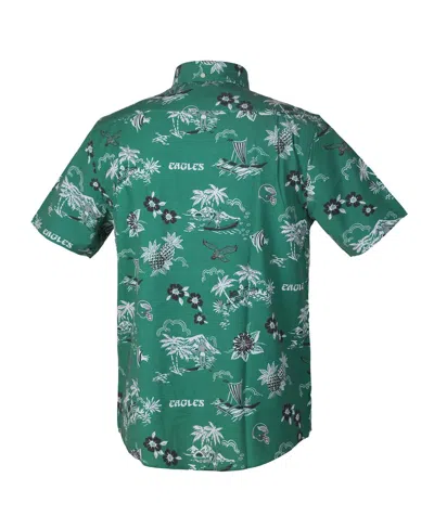 Reyn Spooner Green Philadelphia Eagles Throwback Kekai Performance Button-down Shirt