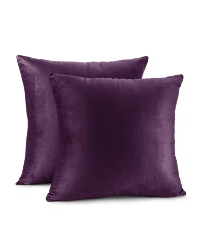 Nestl Elegant Velvet Removeable Cover 2-pack Decorative Pillows, 26" X 26"