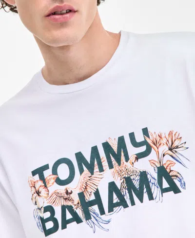 Tommy Bahama Men's Parrot Graphic Logo T-shirt In White