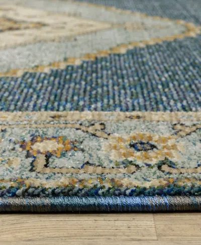 Oriental Weavers Andorra 2430a Runner Area Rug, 2'6 X 12' In Blue
