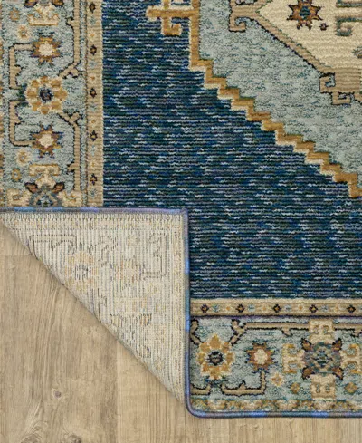 Oriental Weavers Andorra 2430a Runner Area Rug, 2'6 X 12' In Blue