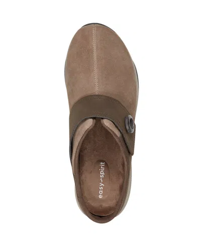 Easy Spirit Women's Edline Button Strap Slip-on Mules