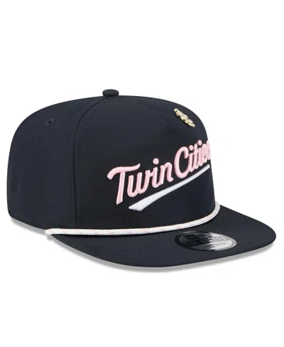 New Era Men's Navy Minnesota Twins 2025 Big League Chew Golfer Snapback Hat