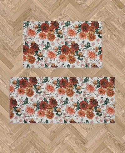 Laura Ashley Imagine Printed Chenille 2-pc. Runner Rug Set