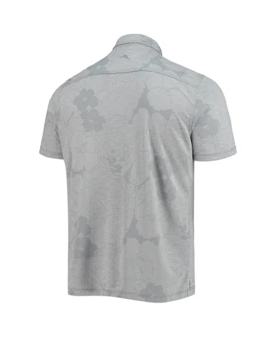Tommy Bahama Men's Gray Joey Logano Miramar Blooms Polo Shirt In Gray