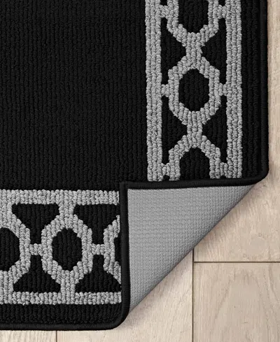 Jean Pierre New York Jean Pierre Christine Trellis Border Tufted Runner Rug, 26" X 72"