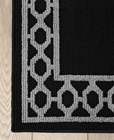 Jean Pierre New York Jean Pierre Christine Trellis Border Tufted Runner Rug, 26" X 72"