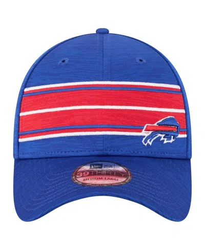 New Era Men's Royal Buffalo Bills Stripes 39thirty Flex Hat