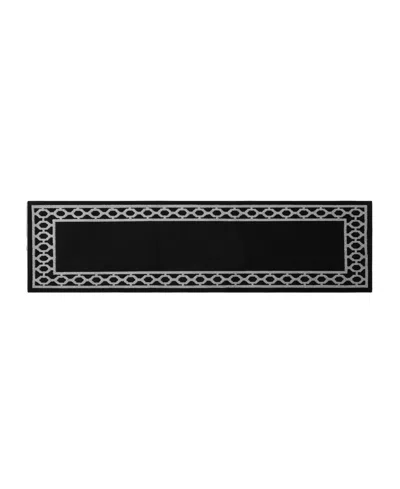 Jean Pierre New York Jean Pierre Christine Trellis Border Tufted Runner Rug, 26" X 96"
