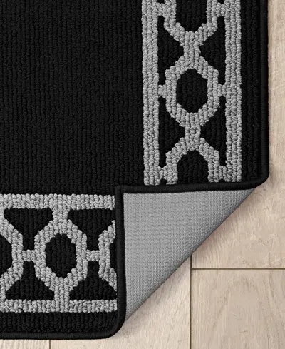 Jean Pierre New York Jean Pierre Christine Trellis Border Tufted Runner Rug, 26" X 96"