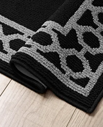 Jean Pierre New York Jean Pierre Christine Trellis Border Tufted Runner Rug, 26" X 96"