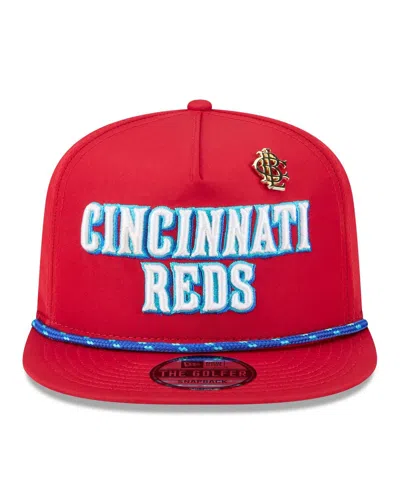 New Era Men's Red Cincinnati Reds 2025 Big League Chew Golfer Snapback Hat