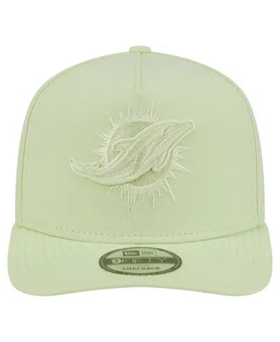 New Era Men's Light Green Miami Dolphins Color Pack 9fifty Snapback Hat
