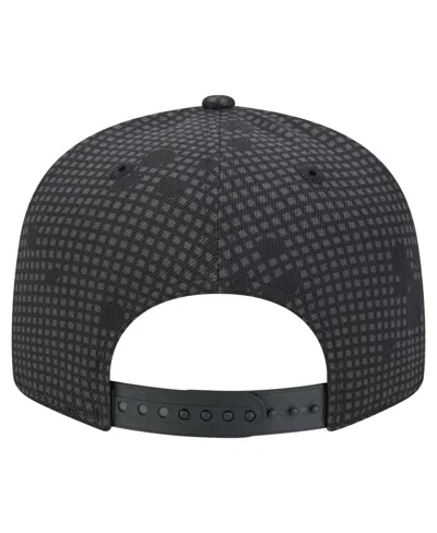 New Era Men's Black Jacksonville Jaguars Midnight Ink Pop Outline 9fifty Snapback Hat