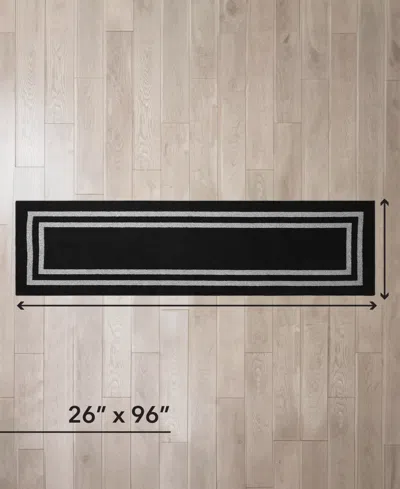 Jean Pierre New York Jean Pierre Double Line Border Tufted