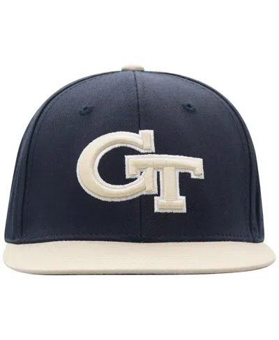 Top Of The World Big Boys And Girls Navy Georgia Tech Yellow Jackets Victory Maverick Snapback Hat In Blue