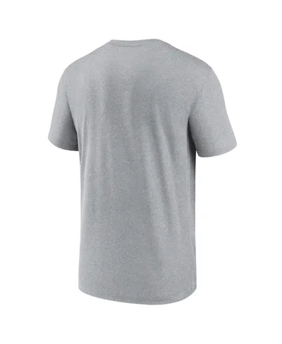 Nike Men's Heathered Charcoal Washington Nationals Local Rep Legend Performance T-shirt In Gray