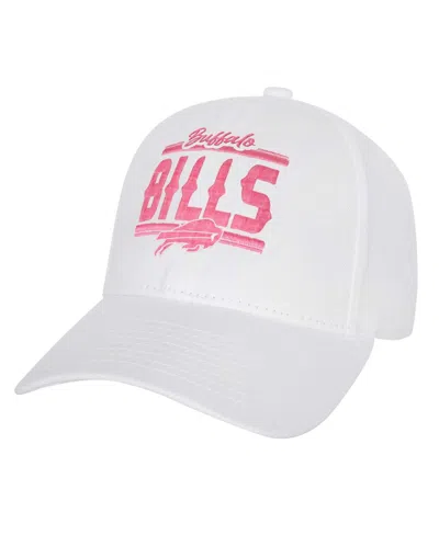 Outerstuff Big Girls Buffalo Bills All White Structured Adjustableâ Hat In White
