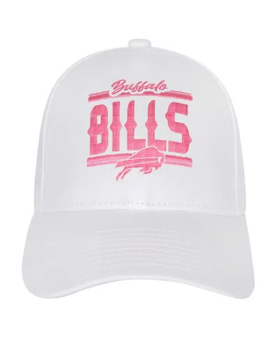 Outerstuff Big Girls Buffalo Bills All White Structured Adjustableâ Hat In White