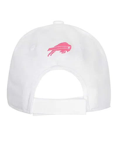 Outerstuff Big Girls Buffalo Bills All White Structured Adjustableâ Hat In White