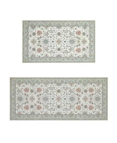 Laura Ashley Imagine Printed Chenille 2-pc. Runner Rug Set
