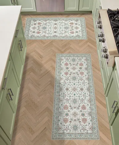 Laura Ashley Imagine Printed Chenille 2-pc. Runner Rug Set