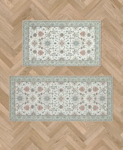 Laura Ashley Imagine Printed Chenille 2-pc. Runner Rug Set