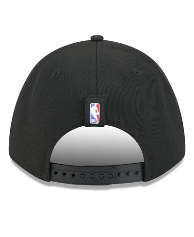 New Era Men's Black Chicago Bulls 2025 Nba Draft M-crown A-frame 9forty Adjustable Hat