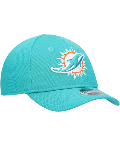 New Era Toddler Aqua Miami Dolphins Main 9forty Adjustable Hat In Green