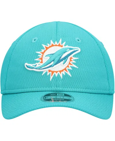 New Era Toddler Aqua Miami Dolphins Main 9forty Adjustable Hat In Green