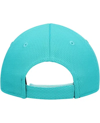New Era Toddler Aqua Miami Dolphins Main 9forty Adjustable Hat In Green